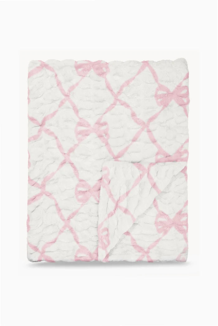 Pink & Bow Blanket